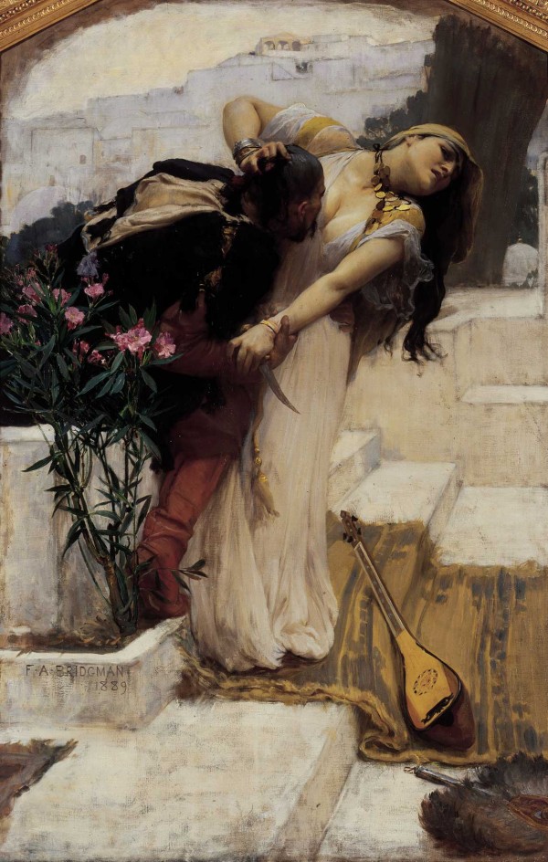 The pirate and his love by Frederick Arthur Bridgman